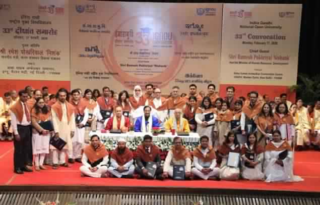 IGNOU celebrates 33rd Convocation: 200,000 students receive certificates