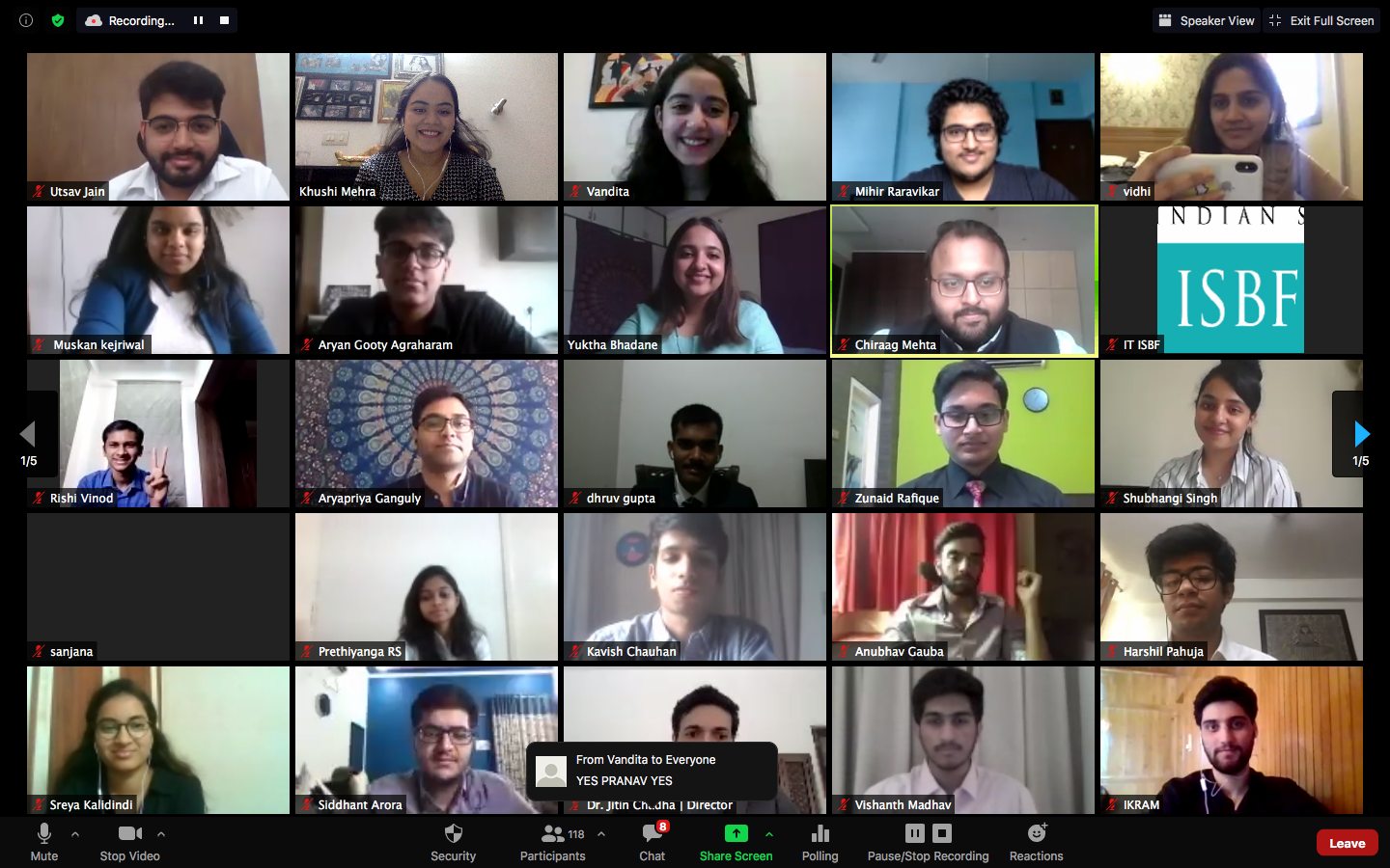 Academically directed the London School of Economics (LSE) institute in India hold the first virtual Orientation Ceremony for students