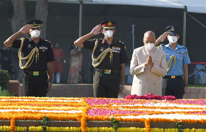 President’s message on the eve of Gandhi Jayanti