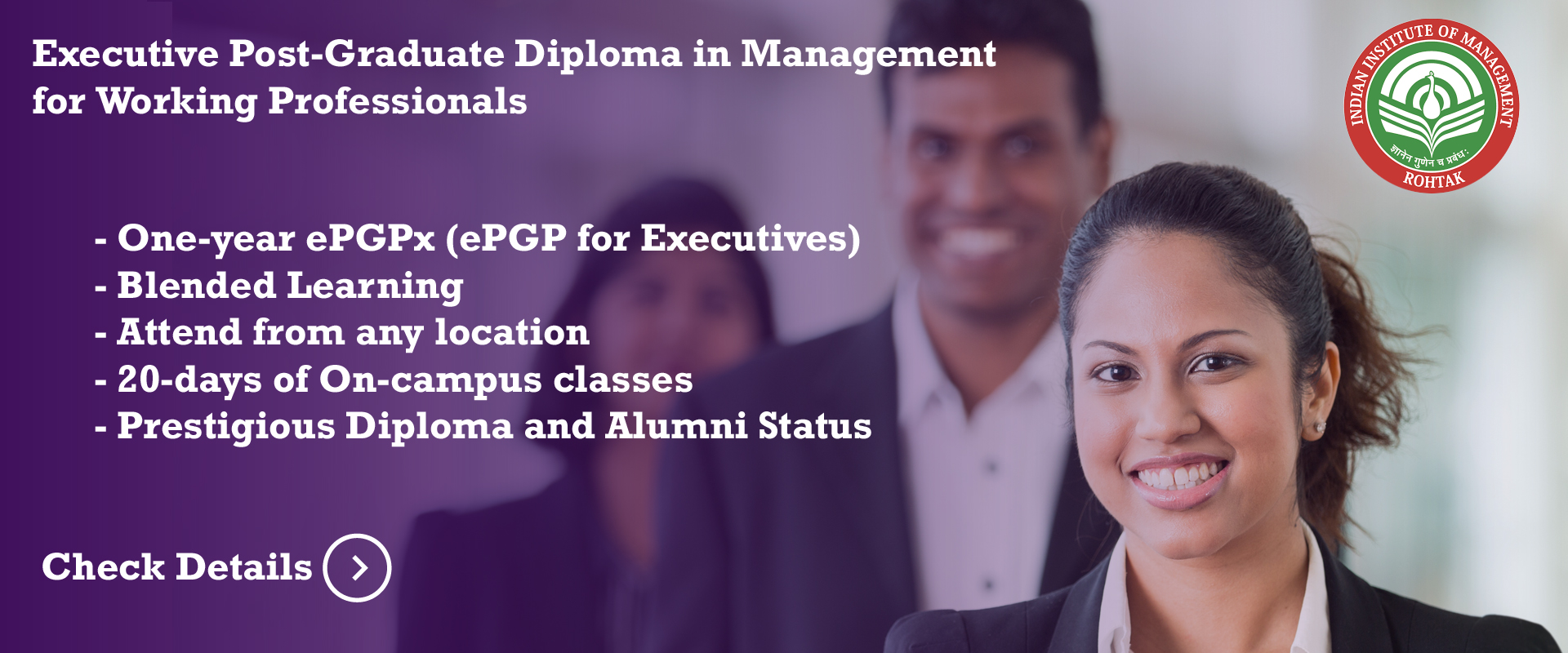 IIM Rothak Announces Admission for One Year Executive PG Diploma Programme in Management