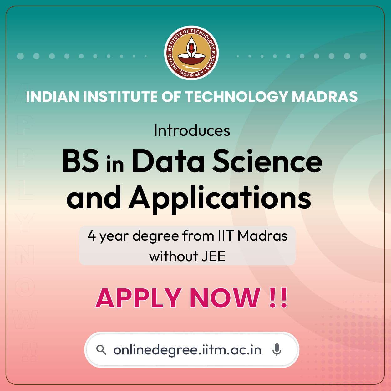 IIT Madras BSc in Programming & Data Science now comes with a 4-year BS Degree option, can appear for GATE and pursue an MTech